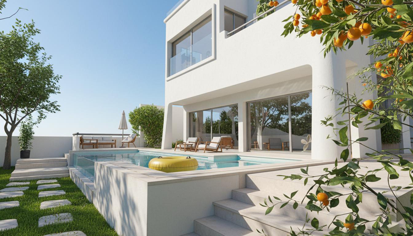 Quand la colline de Nouinouich rencontre le style méditerranéen… ça donne une villa qui respire...